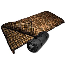 Grizzly 0-degree Green Camo Sleeping Bag