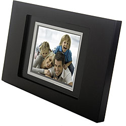 TAO 5.6-inch Black Modern Wood Digital Photo Frame