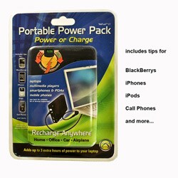Symtek TF200 Portable Power Pack for Laptops, Mobile Phones, and Media Players