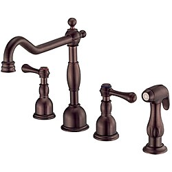 Danze Opulence Oil Rubbed Bronze Double-handle Kitchen Faucet.