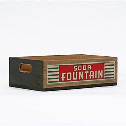 Soda Fountain Green Crate