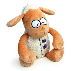 Boogaloo Sharon Sheep Booga-Bud Stuffed Animal Educational Toy