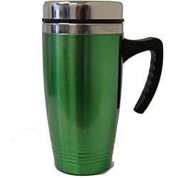 Green Stainless Steel 16-oz Travel Mug