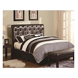 Tufted Bicast Leather Full/ Queen Size Headboard