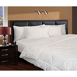 White 250 Thread Count Twin-size Down Alternative Basic Bedding 3 Piece Set