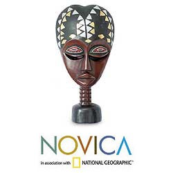 Sese Wood 'Dagomba Healer' Sculpture (Ghana)