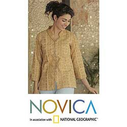Cotton 'Earthly Treasure' Tunic (India)