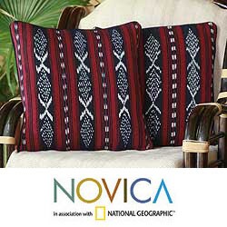 Set of 2 Cotton 'Maya Lullaby' Cushion Covers (Guatemala)