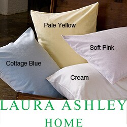 Laura Ashley Solid Flannel Sheet Set