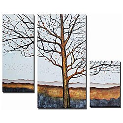 'Naked Valley Hand Painted' 3-piece Art Set