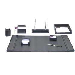 Dacasso Leather 8-piece Desk Set