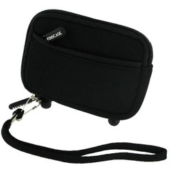 rooCASE SLV2 Black Neoprene Sleeve Case for Samsung Digital Camera
