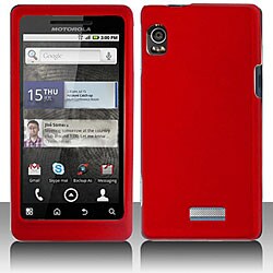 Motorola Droid 2 Red Snap-on Protective Case Cover