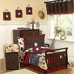 Wild West Cowboy Western Horse 5-piece Toddler Boy's Bedding Set