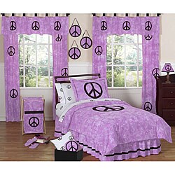 JoJo Designs Purple 4-piece Twin-size Comforter Set
