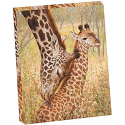 Beth Hoselton 'Masai Giraffes' Gallery-wrapped Canvas Art