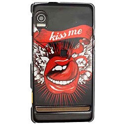 Motorola Droid 'Kiss Me' Snap-On Case Cover