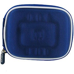 rooCase Blue Hard Shell Flip Mino HD Camcorder Case