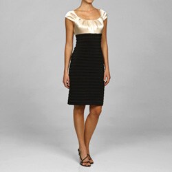 London Times Women's Charmeuse Dress