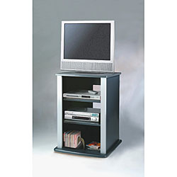 Charcoal Grey Swivel TV Stand