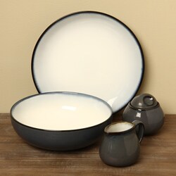 Sango Nova Eggplant 5-piece Dinnerware Completer Set