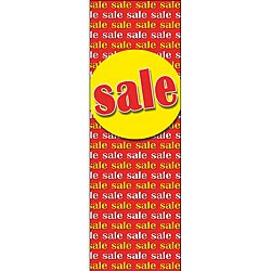 Foxfire Sale Vertical Vinyl Banner (2' x 6')