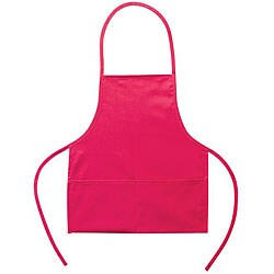 Bagworks Hot Pink Twill Junior Chef Double Pocket Apron 