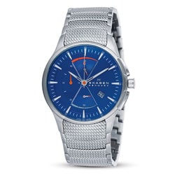 Skagen Men's Sports Blue Dial Chronograph Watch.