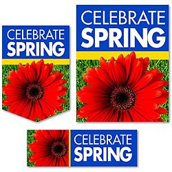 'Celebrate Spring' 22-piece Sign Kit