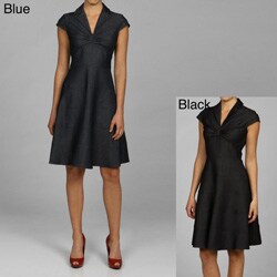 Calvin Klein Women's A-Line Cap Sleeve Dress