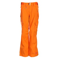 Sessions Women's 'Tracker' Orange Cargo Snowboard Pants 