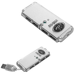 Gear Head UH2500 USB 2.0 4 Port Hub (Refurbished)