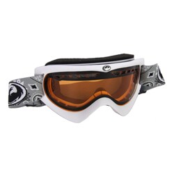 Dragon DX Powder Frame, Amber Lens, Grey Bandanna Snowboard Goggles