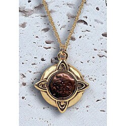 American Coin Treasures Widows Mite Goldtone Pendant