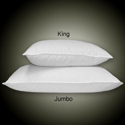 Sateen 350 Thread Count White Down Pillow
