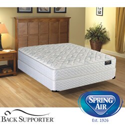 Spring Air Alpine Plush Value Back Supporter King-size Mattress Set