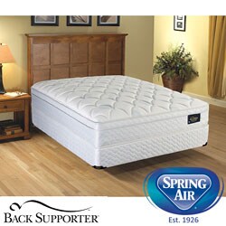 Spring Air Cascade Euro Top Value Back Supporter Twin-size Mattress Set