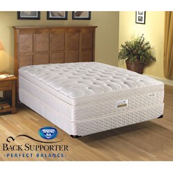 Spring Air Brookfield Euro Top Back Supporter Twin-size Mattress Set