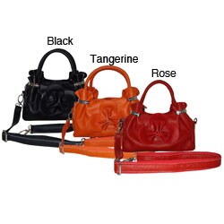 Amerileather 'Iris' Petite Leather Handbag