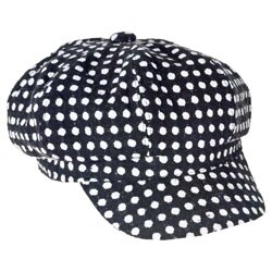 Cotton Polka Dot Newsboy Cap (China)