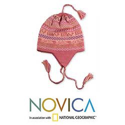Alpaca Wool 'Andean Girl' Chullo Hat (Peru)