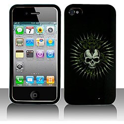 Cross Skull Apple iPhone 4 Protector Case
