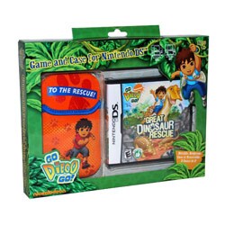 NinDS - Diego Great Dinosaur Rescue NDS Game and Sakar NDS Case Bundle