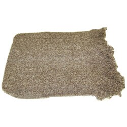 Alpaca Blend Brown Throw (India)