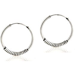 Sterling Silver Hoop Earrings
