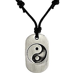 Pewter Yin Yang Necklace
