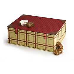 Caramels and Nougat Houndstooth Hamper Gift Box
