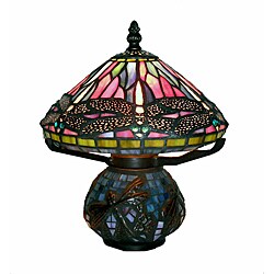 Tiffany-style Dragonfly Mozaic Table Lamp