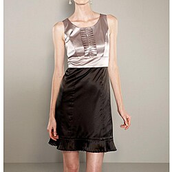 Spiegel Women's Ruffled Colorblock Dress