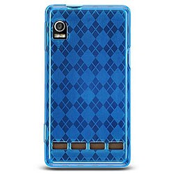 Motorola Droid Blue Premium TPU Silicone Skin Cover